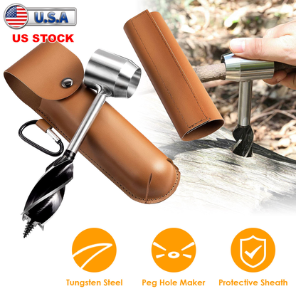 Survival Hand Auger Wrench Bushcraft Tool