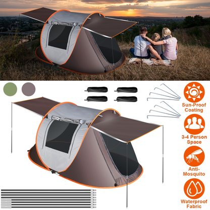 Automatic Pop Up Tent for 3 to 4 People