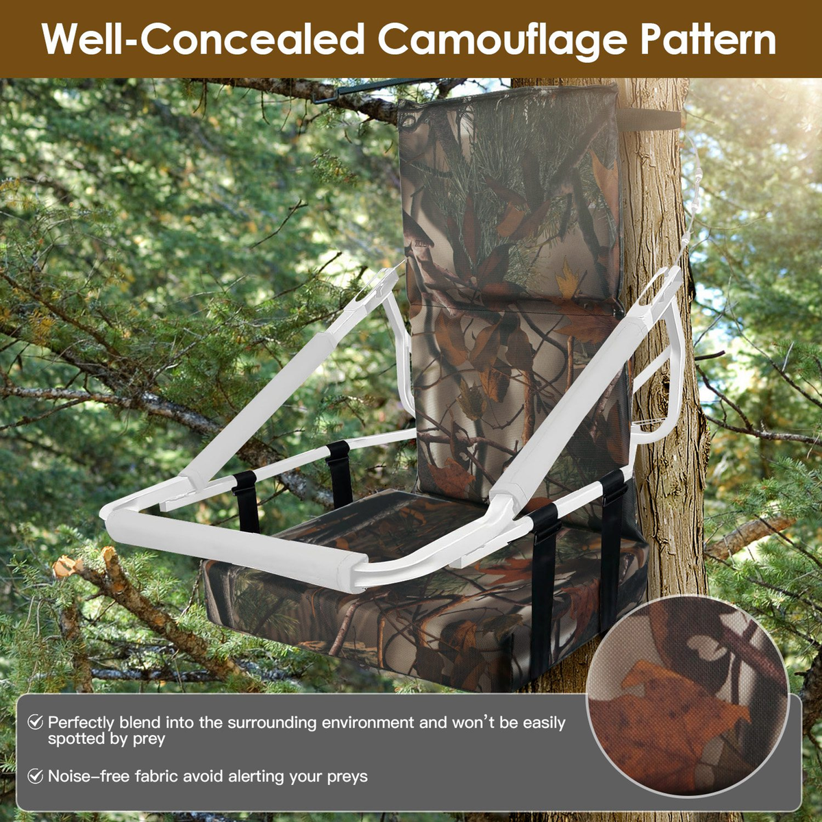 Foldable Camouflage Tree Stand Seat Replacement