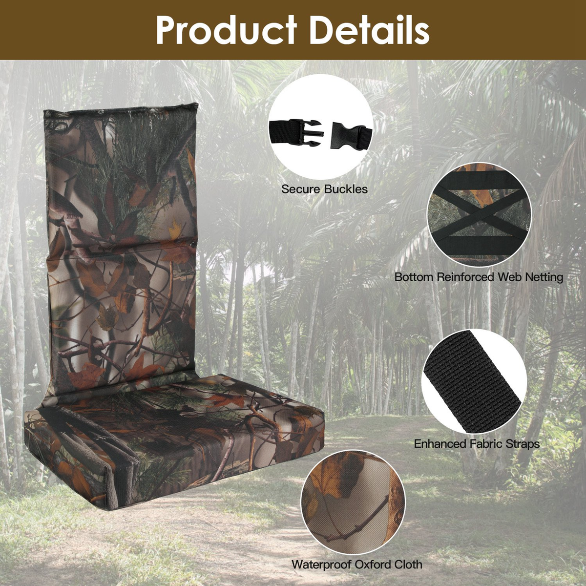 Foldable Camouflage Tree Stand Seat Replacement