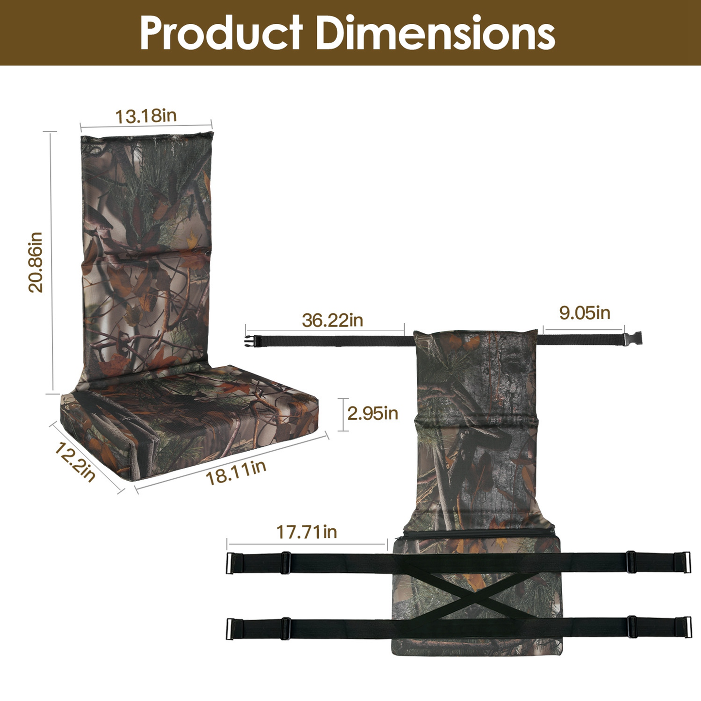 Foldable Camouflage Tree Stand Seat Replacement