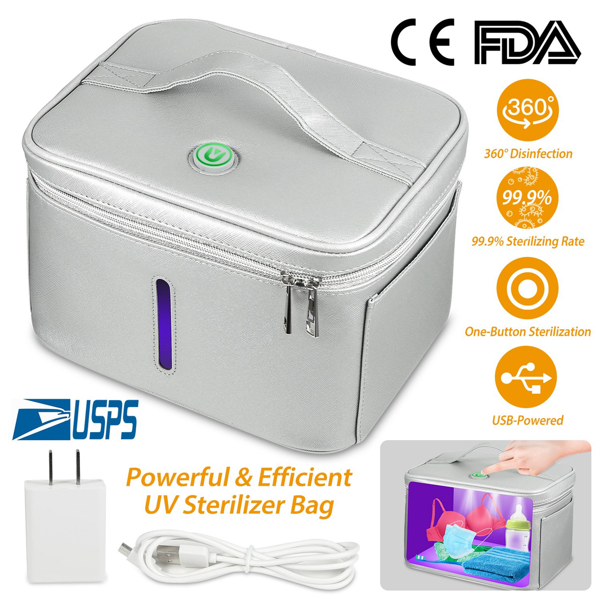 iMounTEK Portable UV Disinfection Bag