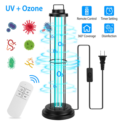 UV Sterilizer Lamp with Remote and Timer