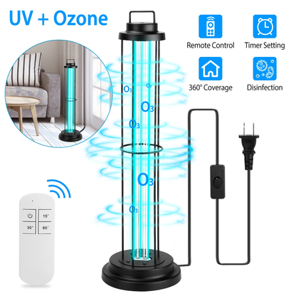 UV Sterilizer Lamp with Remote and Timer