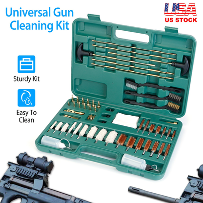 Universal Gun Cleaning Kit with Carrying Case