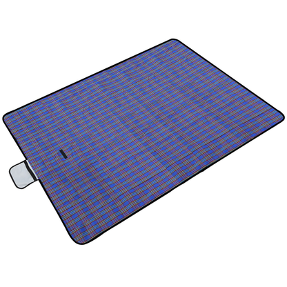 Waterproof Picnic Blanket 60 x 78 in, Blue