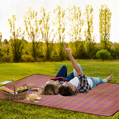 Waterproof Picnic Blanket Handy Mat, 60" x 78"
