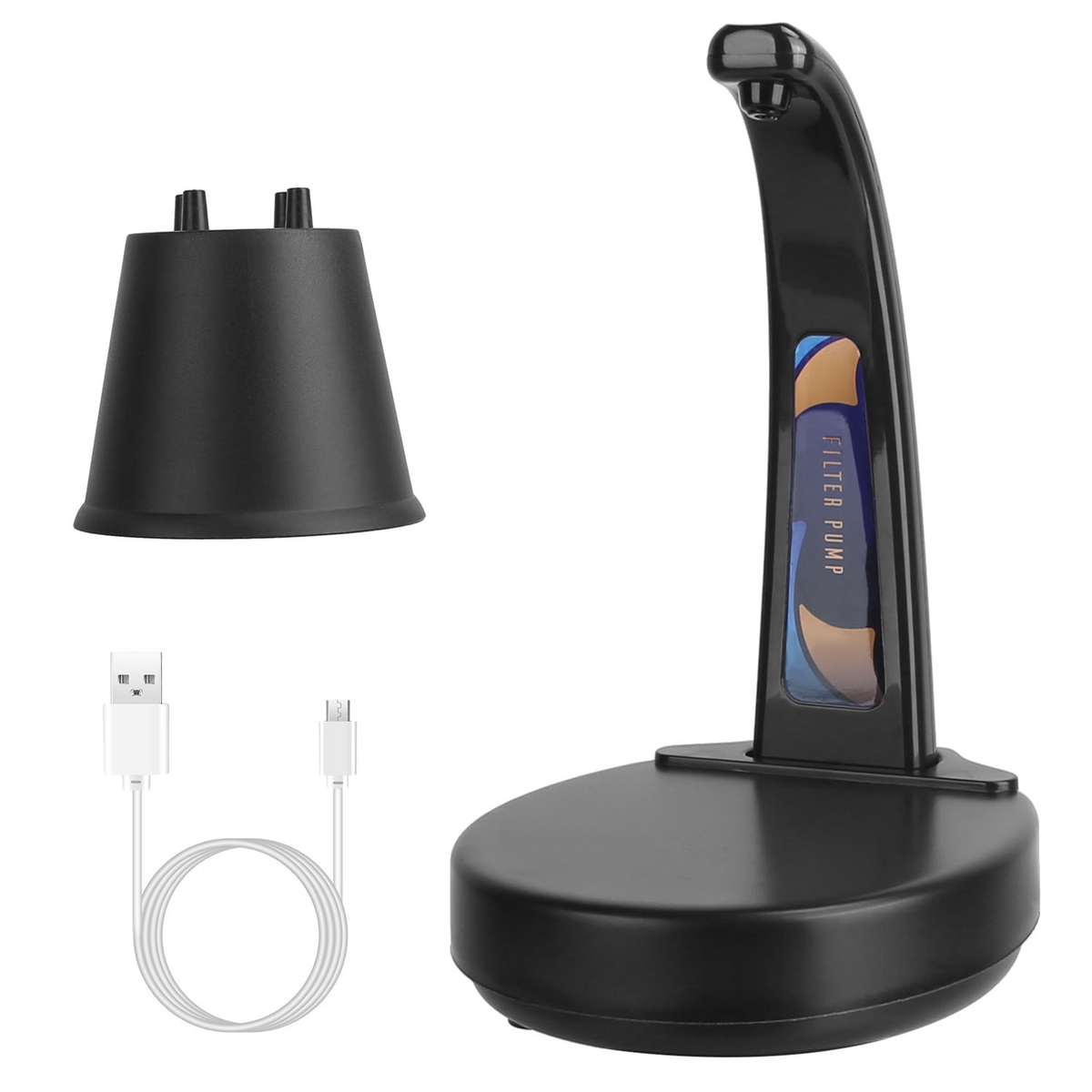 Automatic Touch Water Bottle Dispenser, Black
