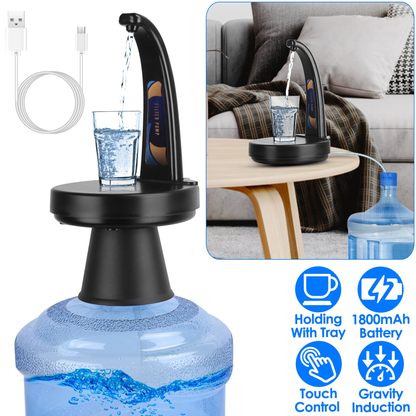 Automatic Touch Water Bottle Dispenser, Black