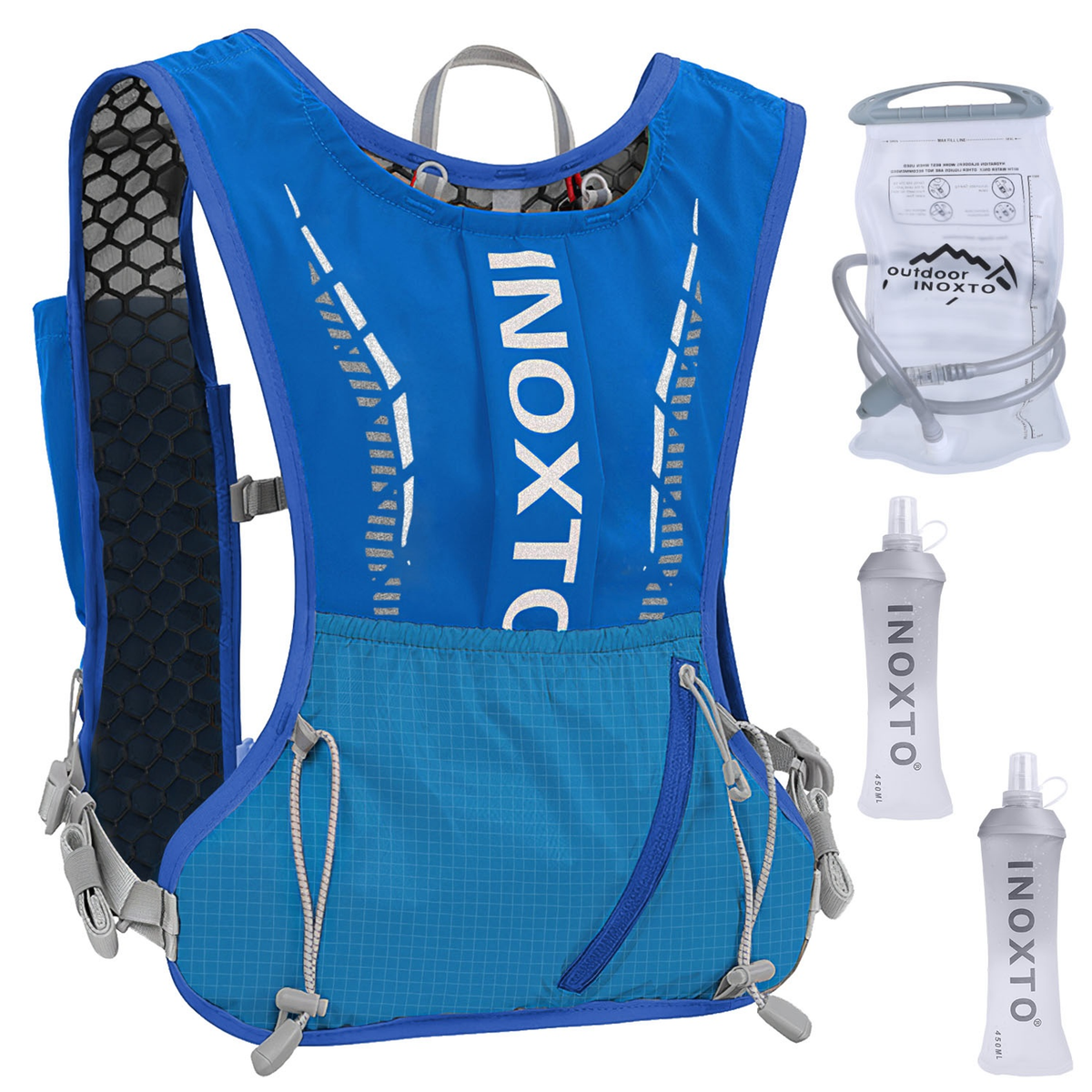 Hydration Vest Running Backpack - Blue