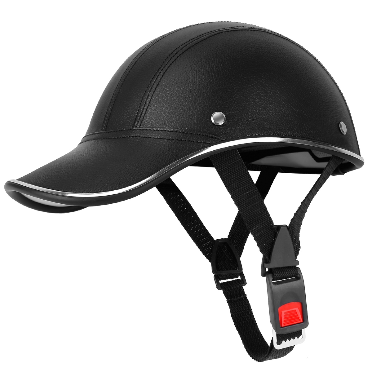 Safety Bicycle Helmet with Adjustable Fit, Black