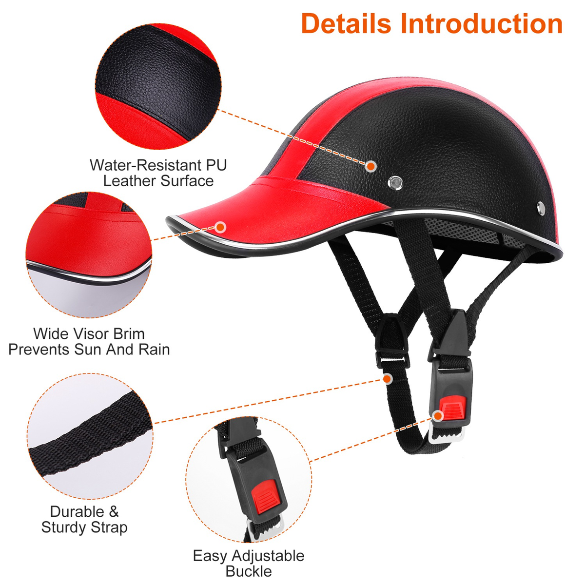Safety Bicycle Helmet with Visor