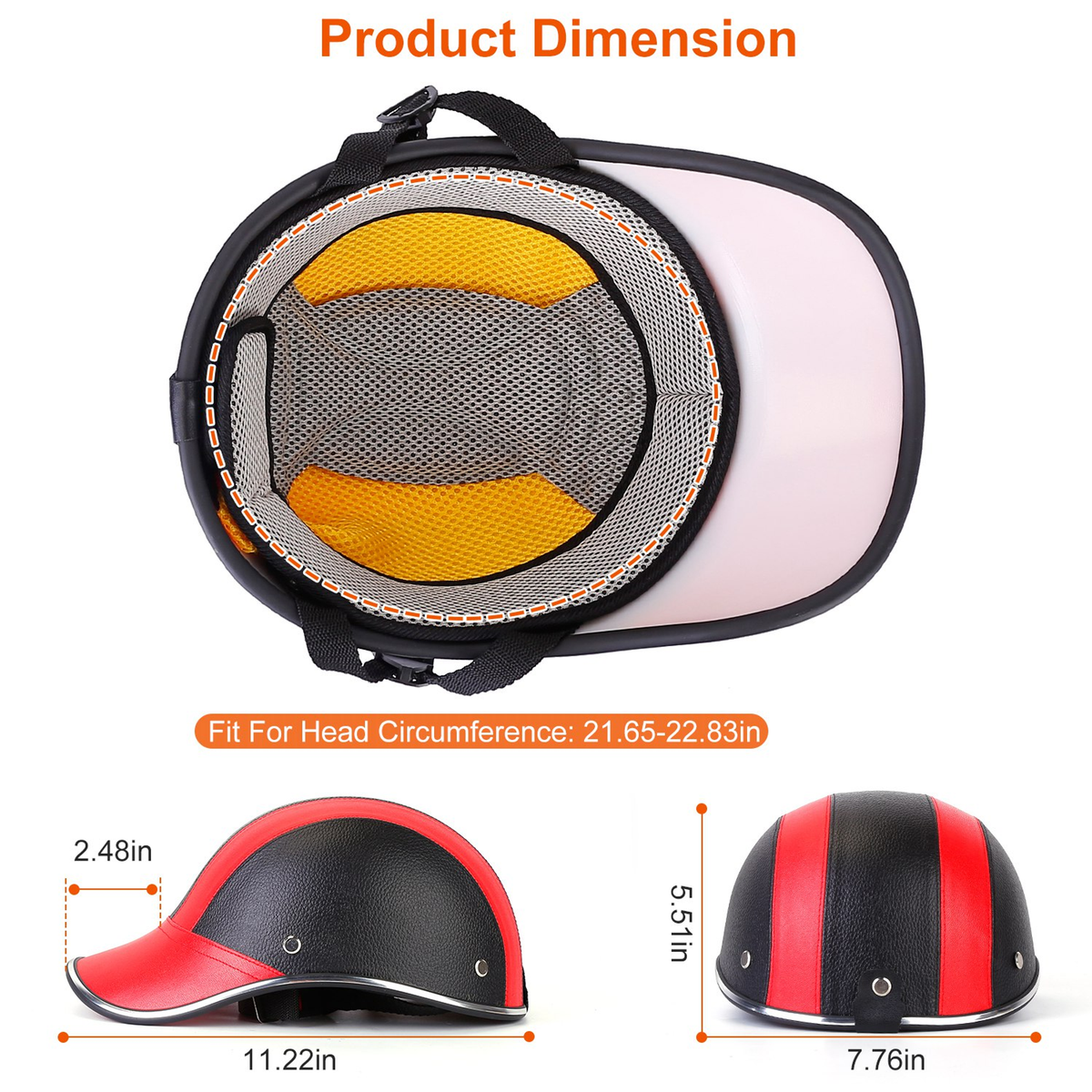 Safety Bicycle Helmet with Visor