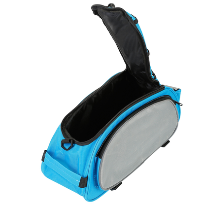 Bicycle Rear Seat Carrier Bag with Reflective Straps
