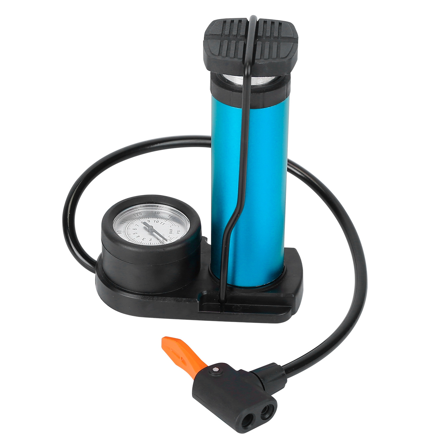 Mini Bike Foot Pump Light Blue