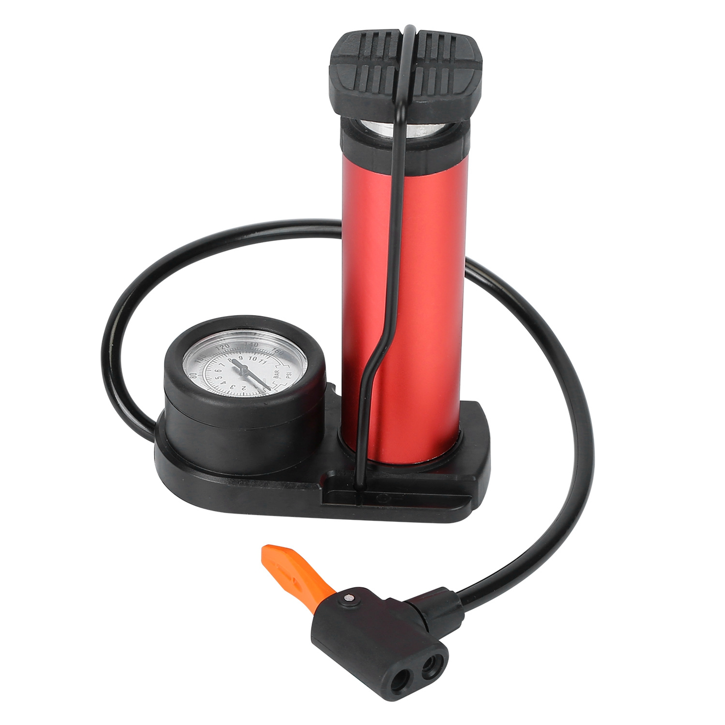 Mini Bike Foot Pump Red