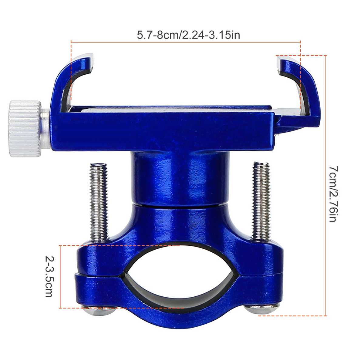 MTB Bike Handlebar Phone Holder Stand (Blue)