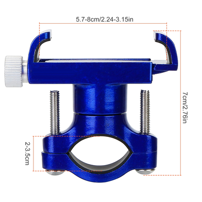 MTB Bike Handlebar Phone Holder Stand (Blue)