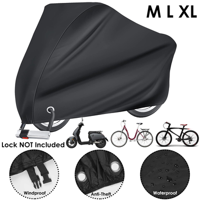Waterproof Bike Cover with Lock Hole