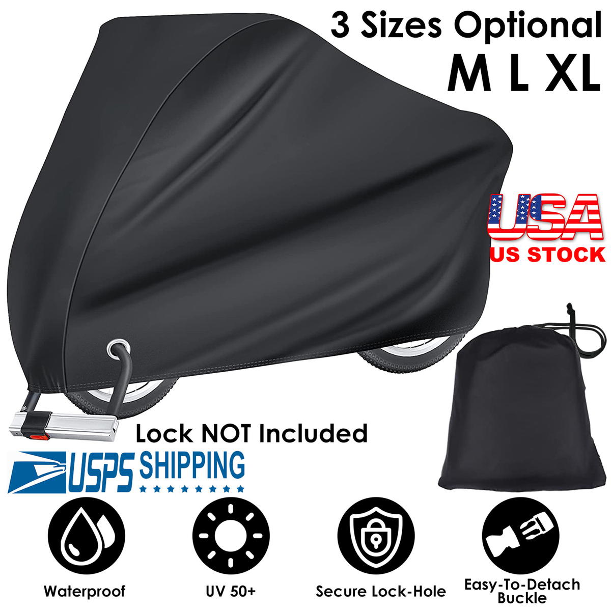 Outdoor Waterproof Bike Cover - XL