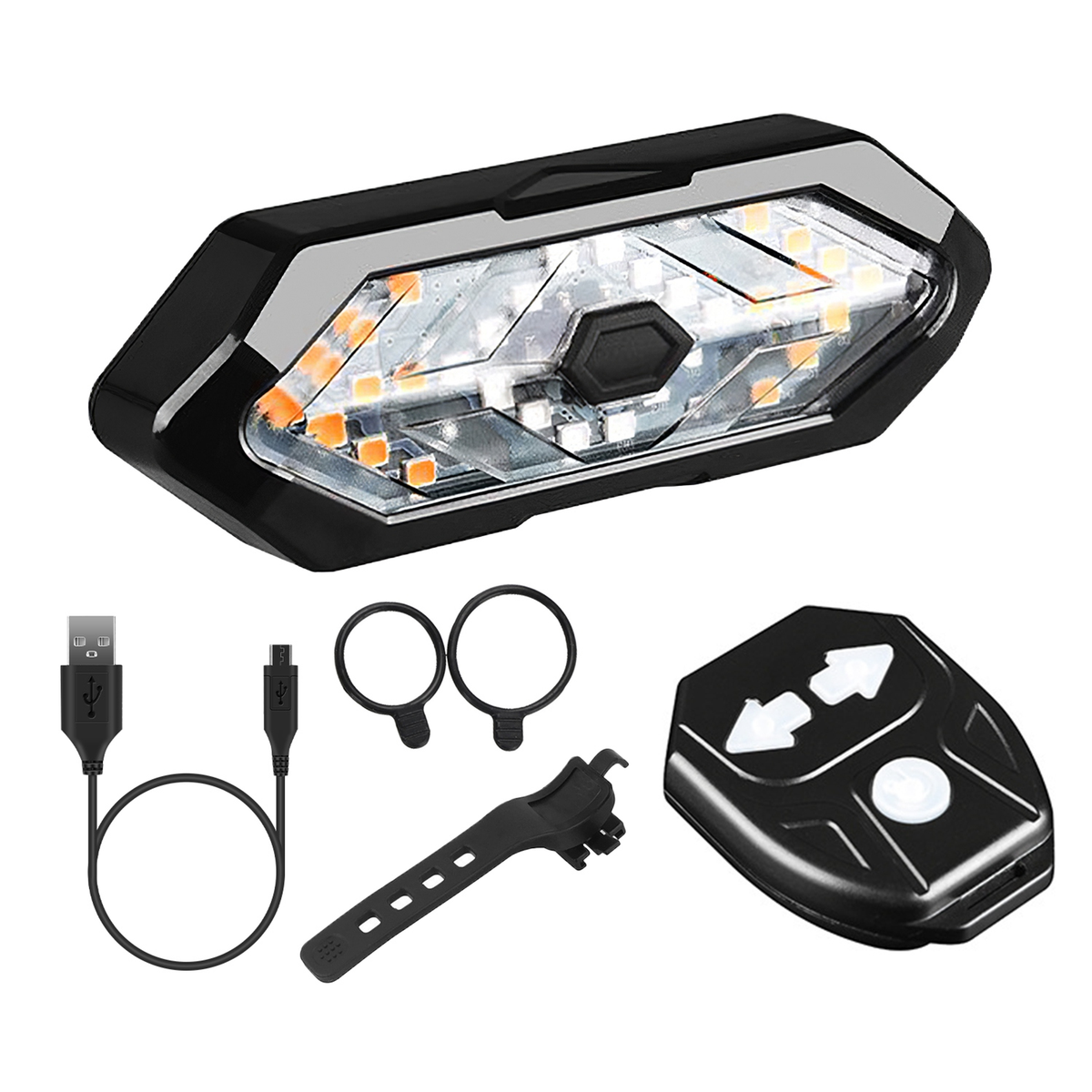 Smart Bike Tail Light USB Rechargeable LED