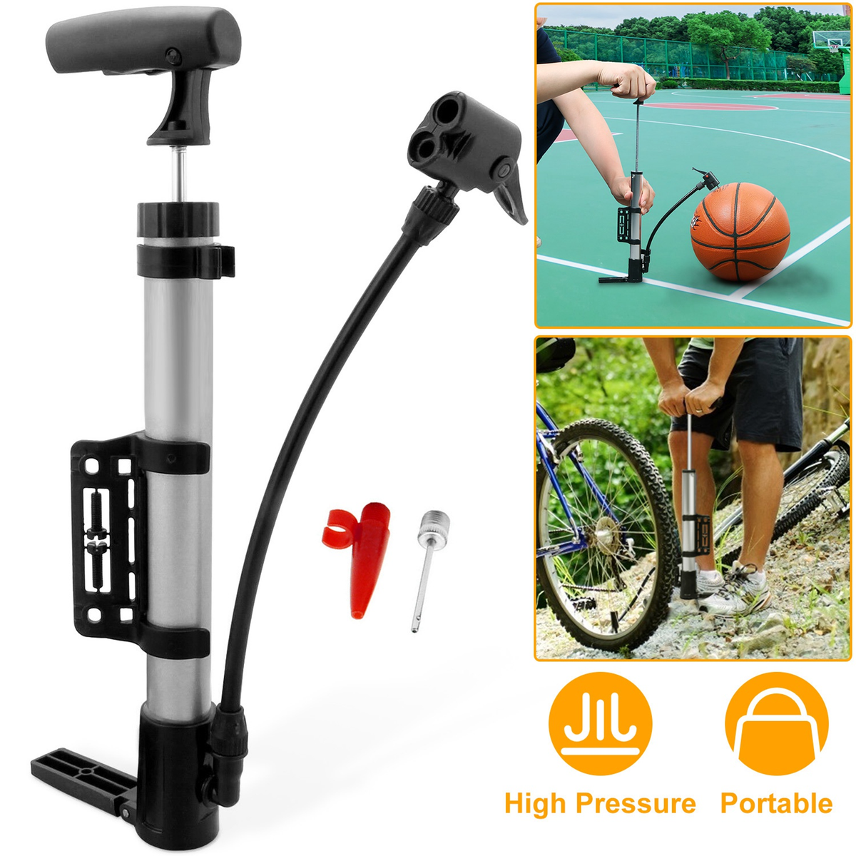 Mini Bike Pump Portable for Bikes and Sports Balls