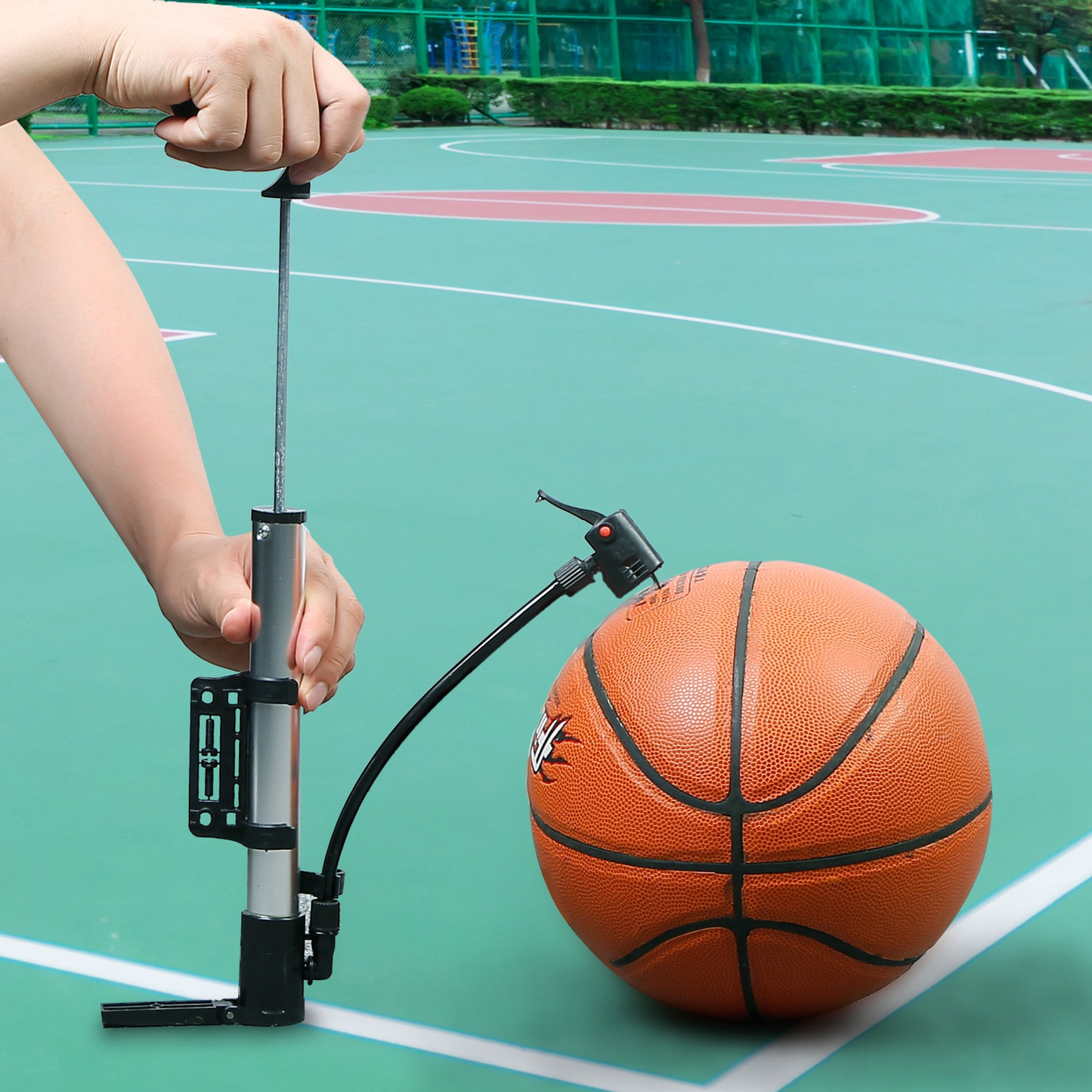 Mini Bike Pump Portable for Bikes and Sports Balls