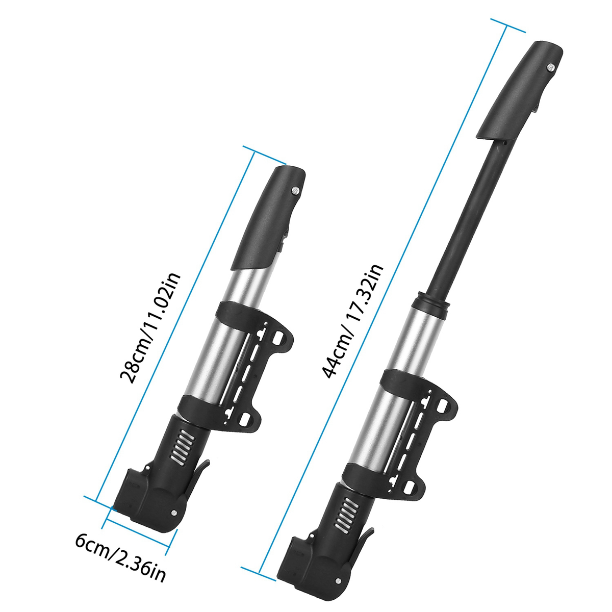 Mini Portable Bike Pump & Ball Inflator