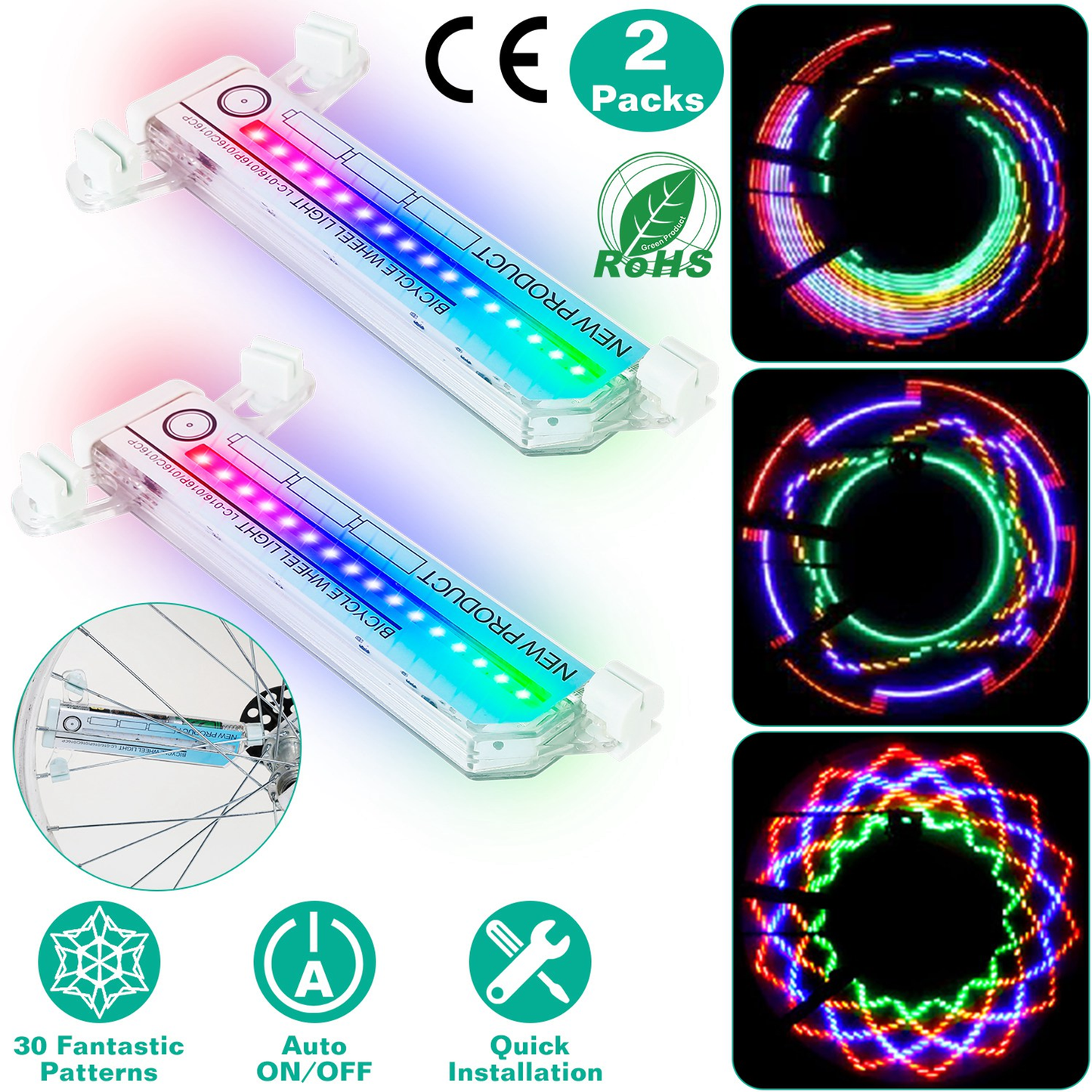 LED Bicycle Wheel Spoke Lights