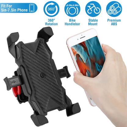 Rotatable Bike & Motorcycle Handlebar Phone Mount