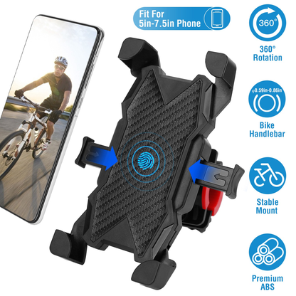 Rotatable Bike & Motorcycle Handlebar Phone Mount