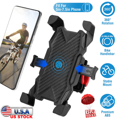 Rotatable Bike & Motorcycle Handlebar Phone Mount