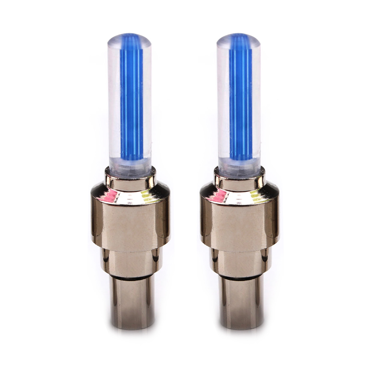 LED Bike Wheel Valve Cap Lights (2-Pack)