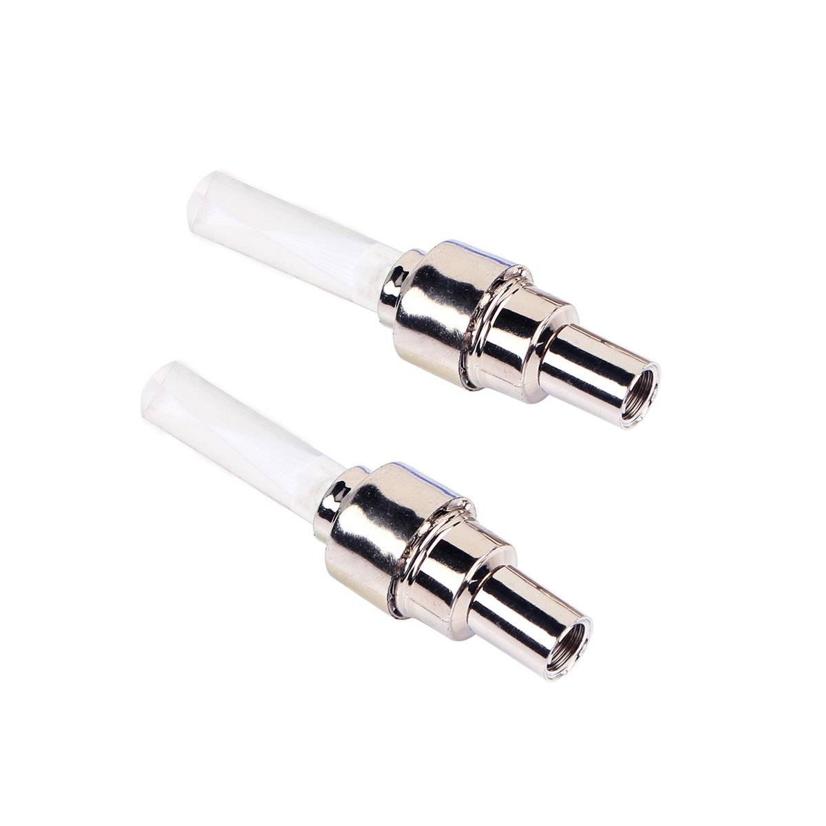 LED Bike Wheel Valve Cap Lights, Multicolor (2-Pack)