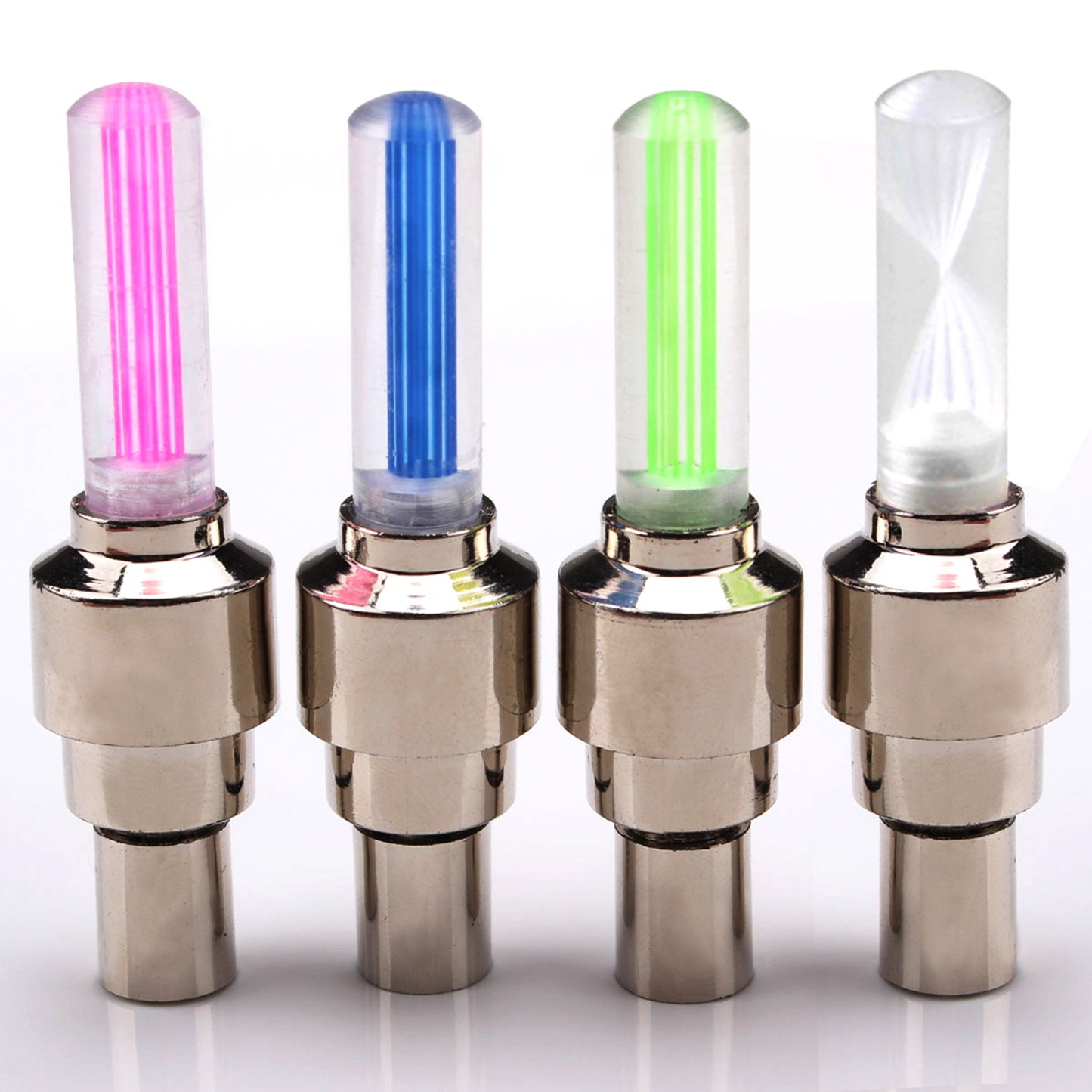 LED Bike Wheel Valve Cap Lights (2-Pack)
