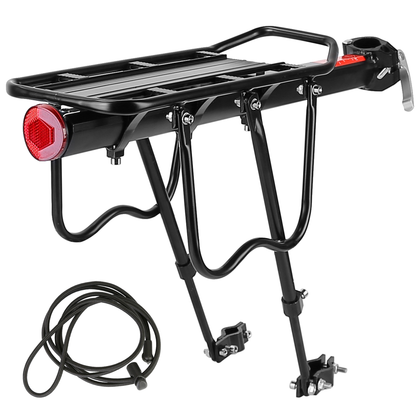 Adjustable Rear Bike Cargo Rack Aluminum