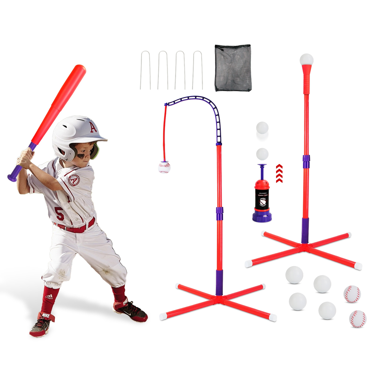 3-in-1 Baseball Toy Set for Kids