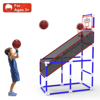 Kids' Basketball Game Set with 2 Balls and Pump