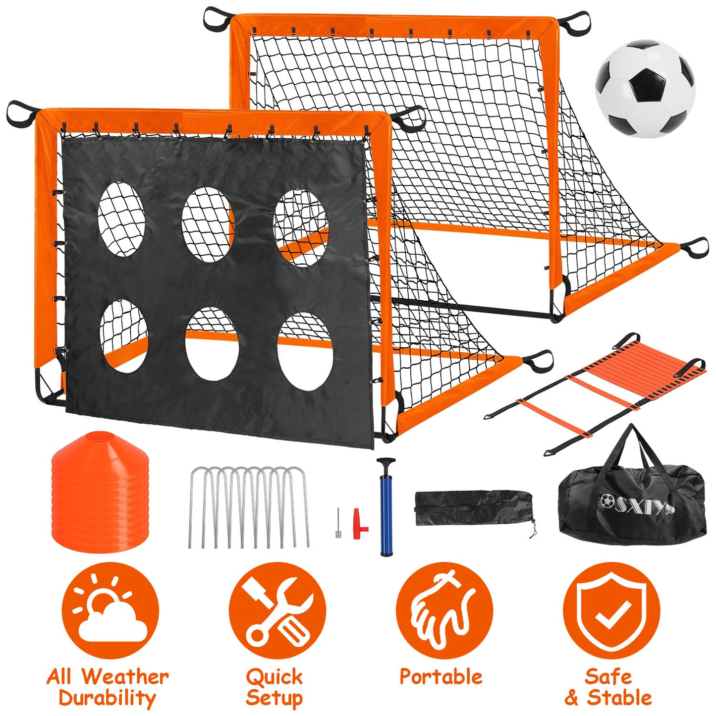 Kids Soccer Goals Set for Backyard Play
