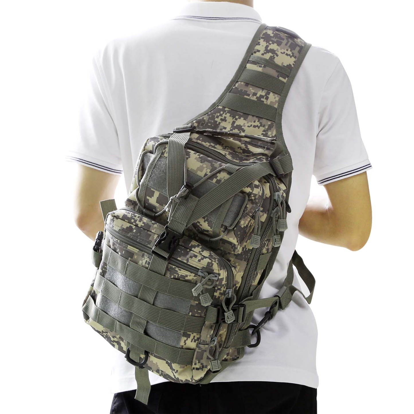 Tactical Shoulder Backpack with Breathable Mesh