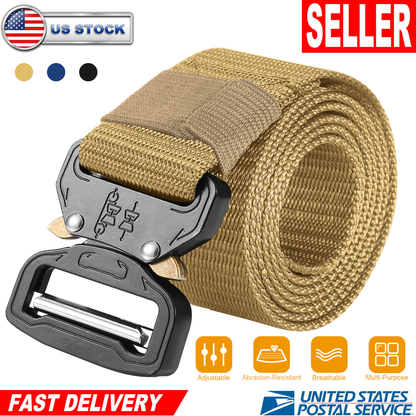 Adjustable Tactical Nylon Belt