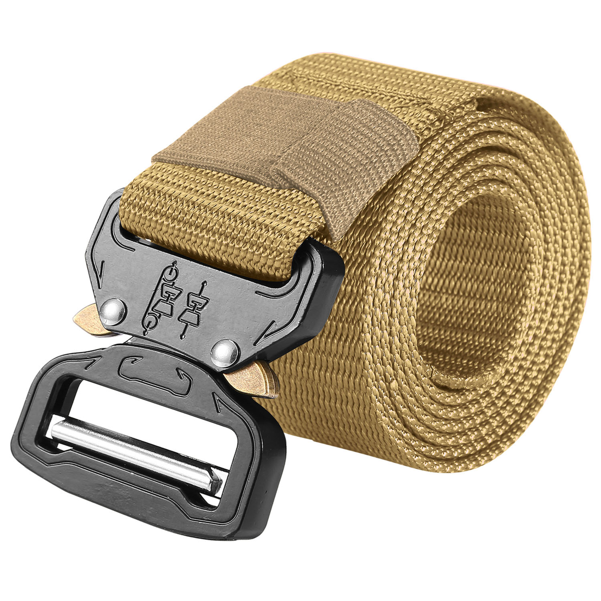 Tactical Military Nylon Web Belt - Khaki