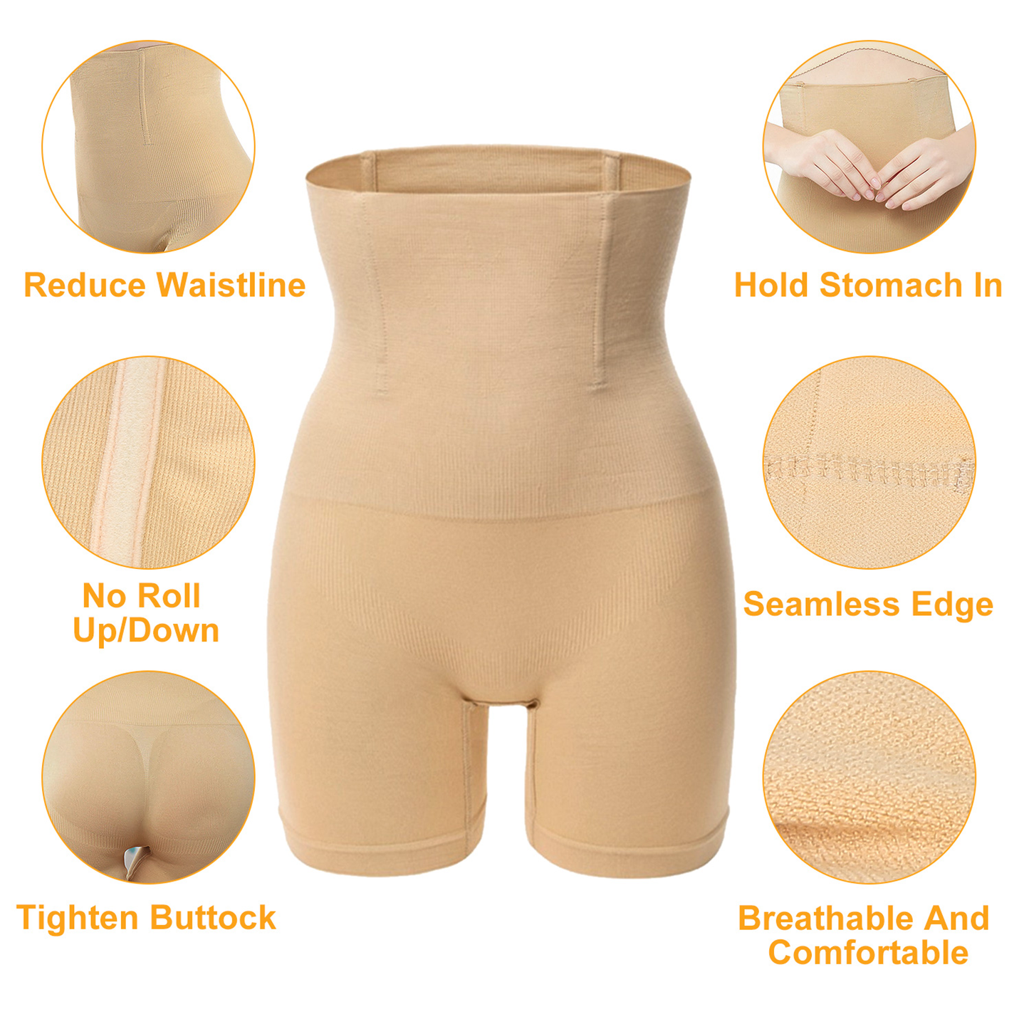 High Waist Tummy Control Shapewear Panties