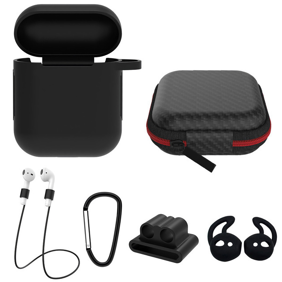 Silicone Case for AirPods Black