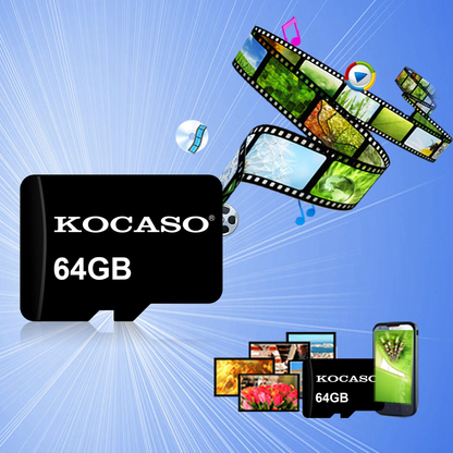 KOCASO Class 10 64GB Micro SDHC Memory Card