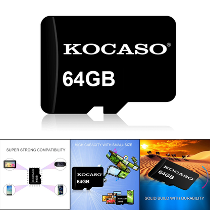KOCASO Class 10 64GB Micro SDHC Memory Card