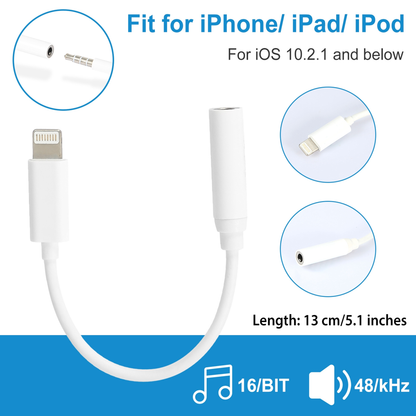 Lightning to 3.5mm Headphone Jack Adapter