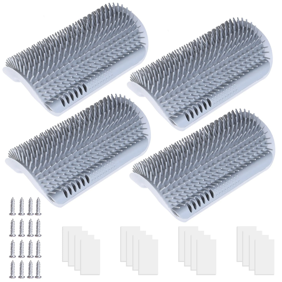 4Pcs Cat Self Groomer Soft