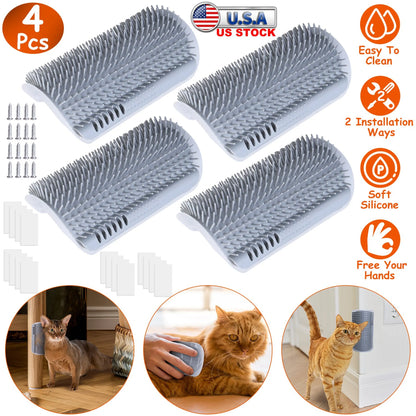 4Pcs Cat Self Groomer Soft