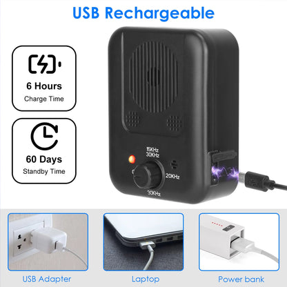 Ultrasonic Anti-barking Device Max 26.2Feet Sensing Sonic Bark
